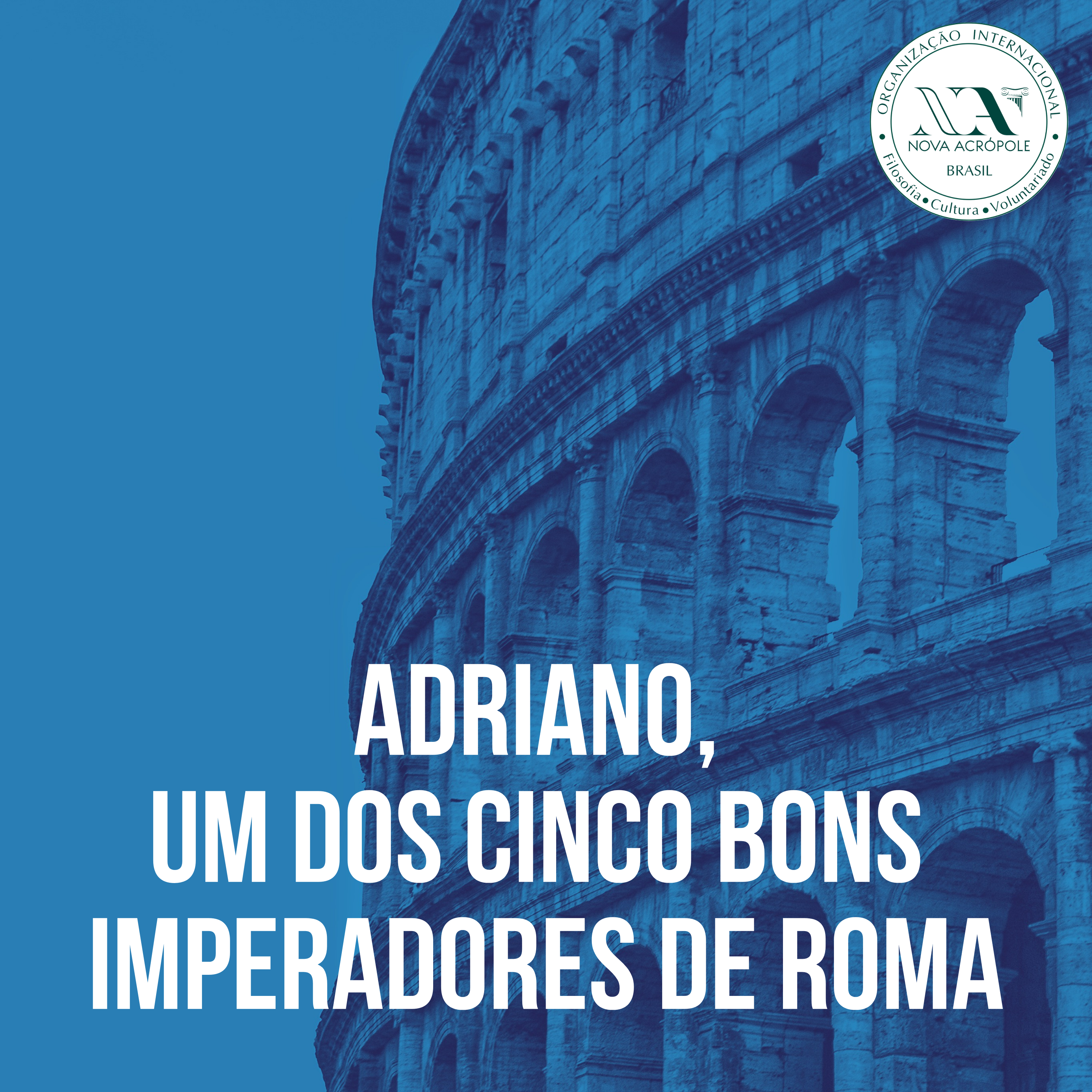 Logomarca do Adriano, um dos cinco bons imperadores de Roma