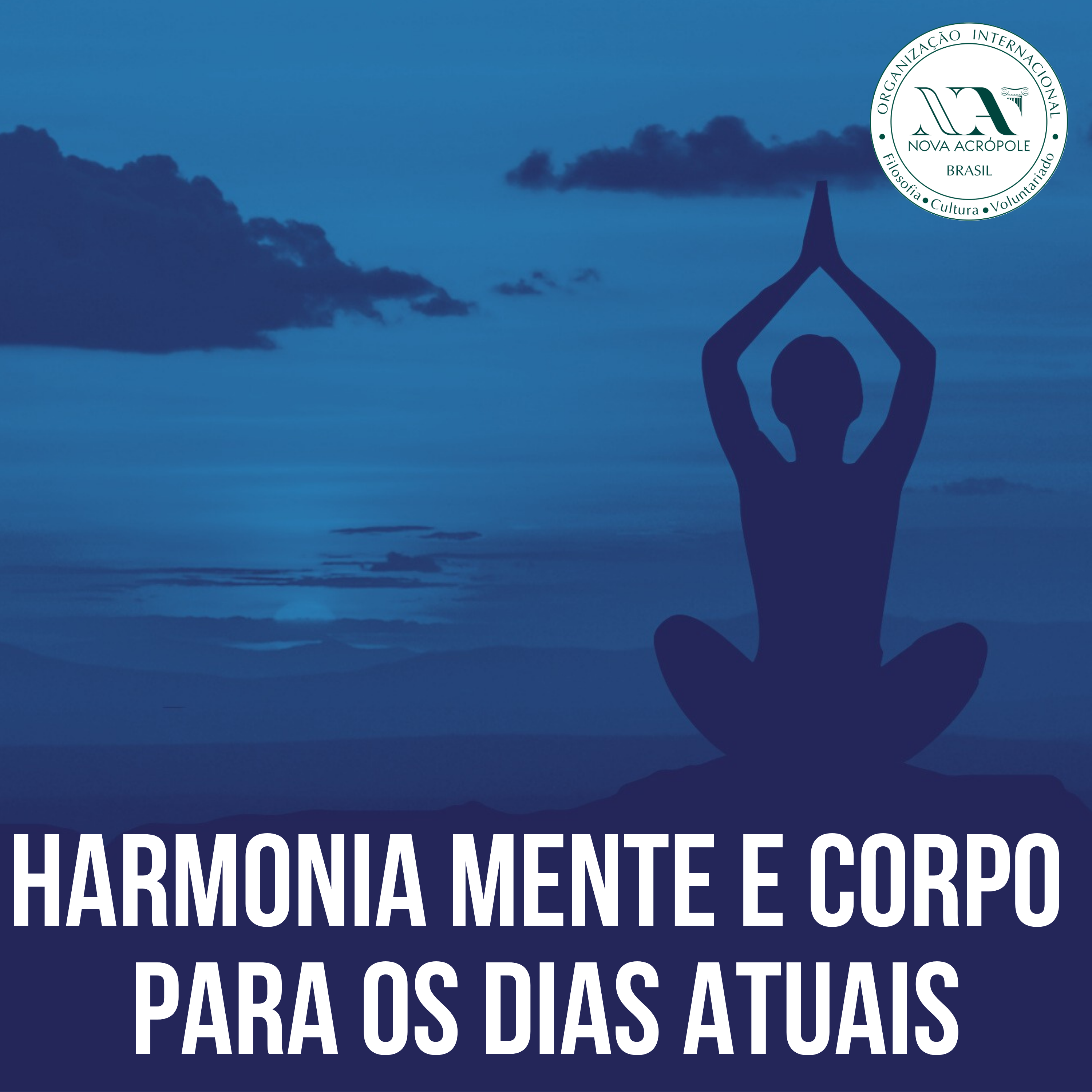 Logomarca do Harmonia entre a mente e o corpo para os dias atuais