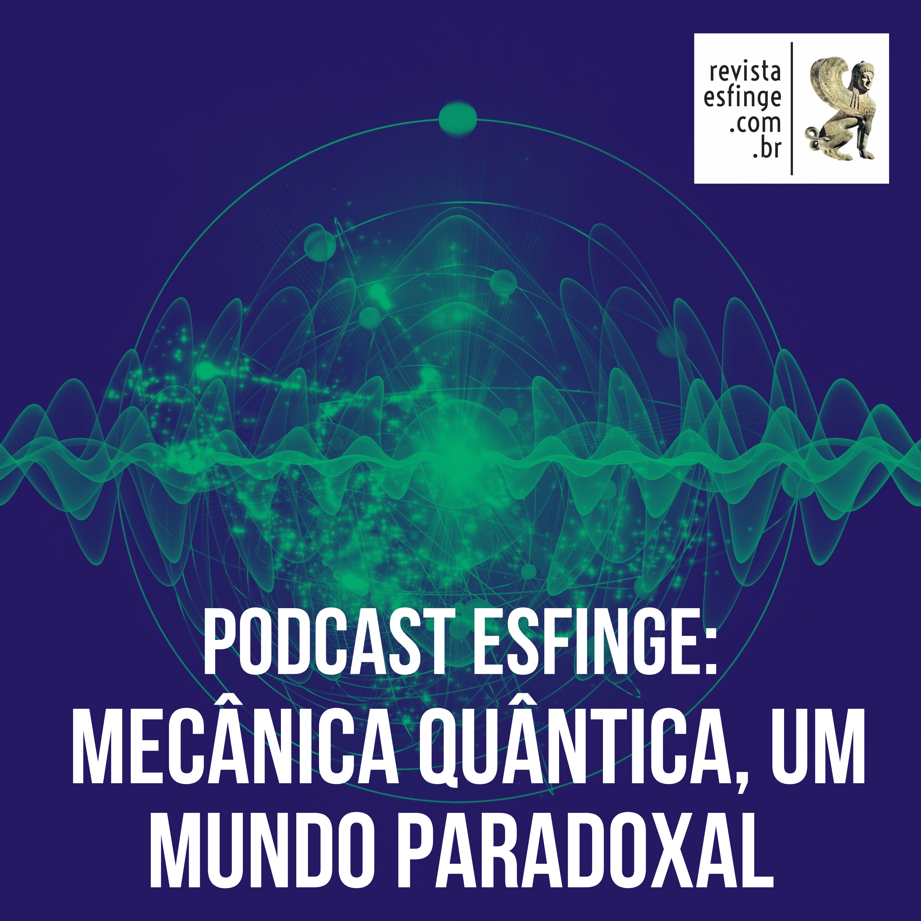Logomarca do Mecânica quântica, um mundo paradoxal