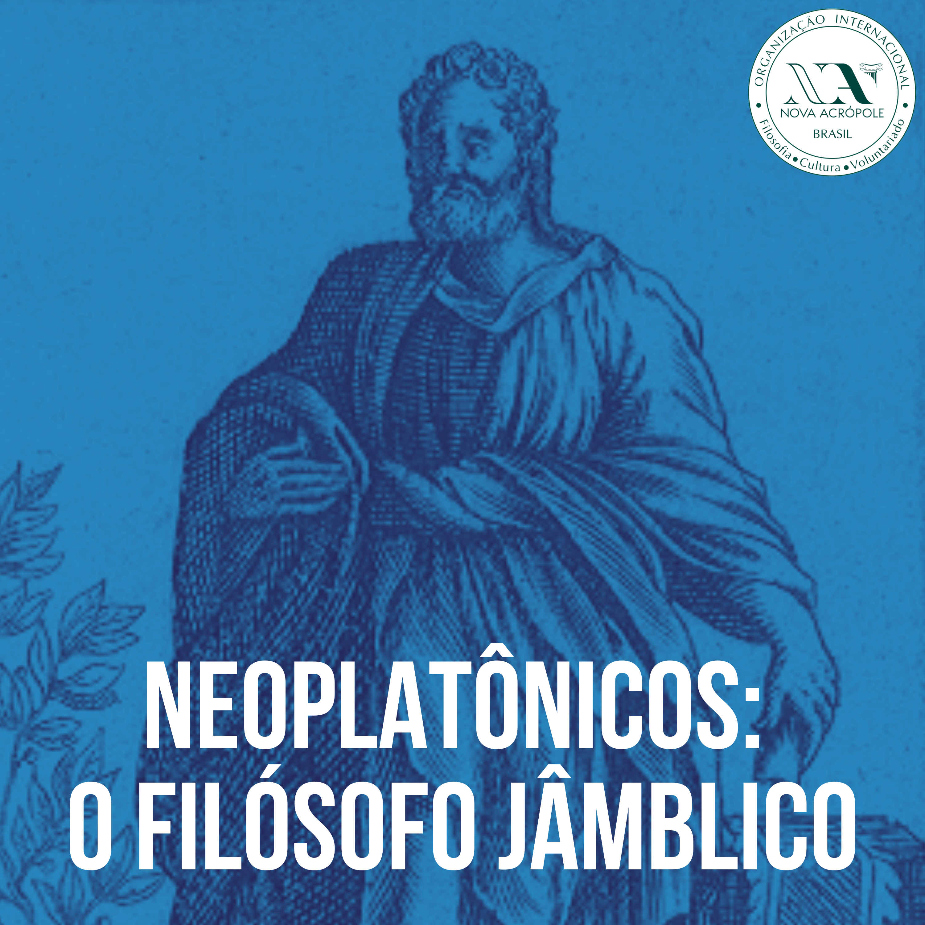 Logomarca do Neoplatônicos: o filósofo Jâmblico