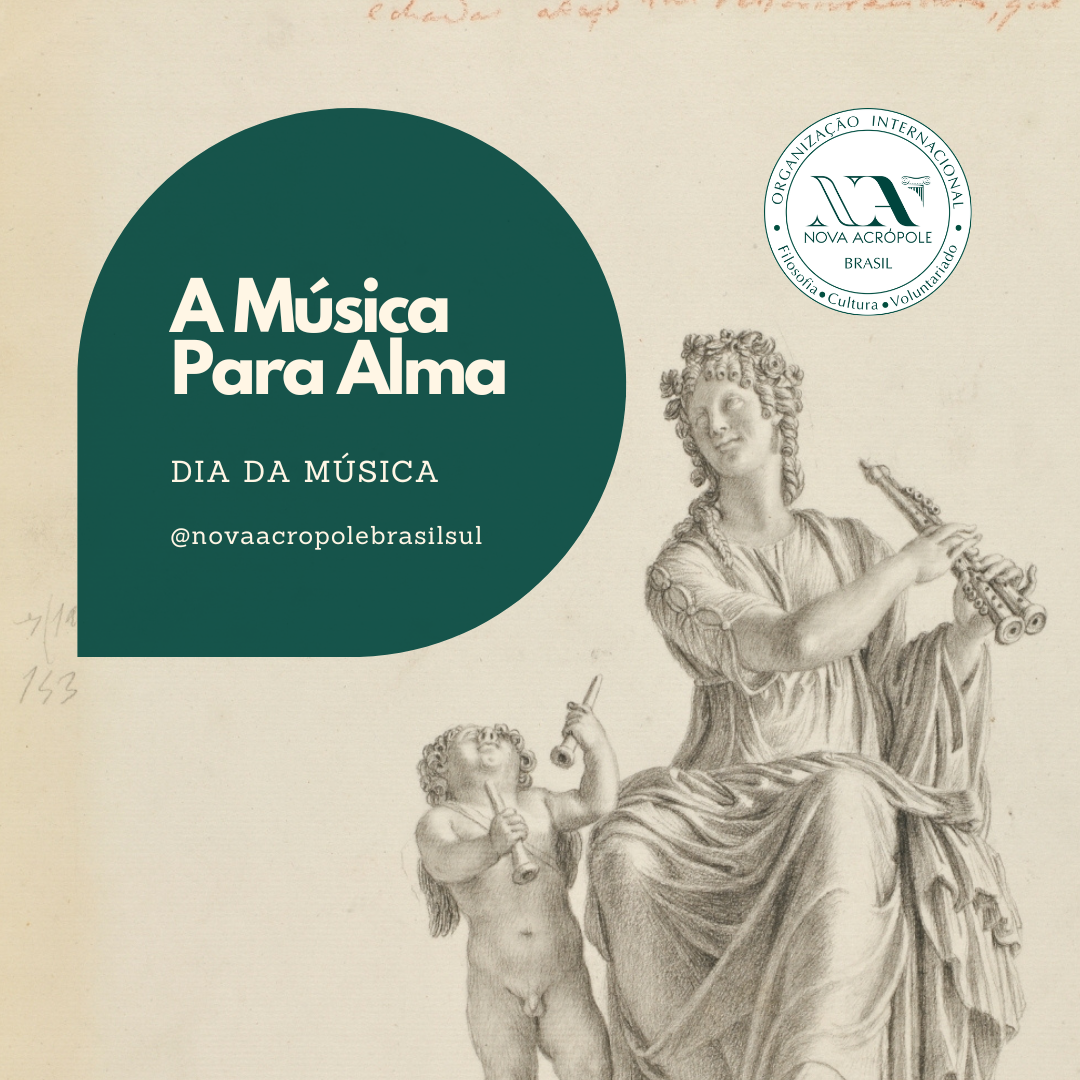 Logomarca do Dia da Música: A Música para alma