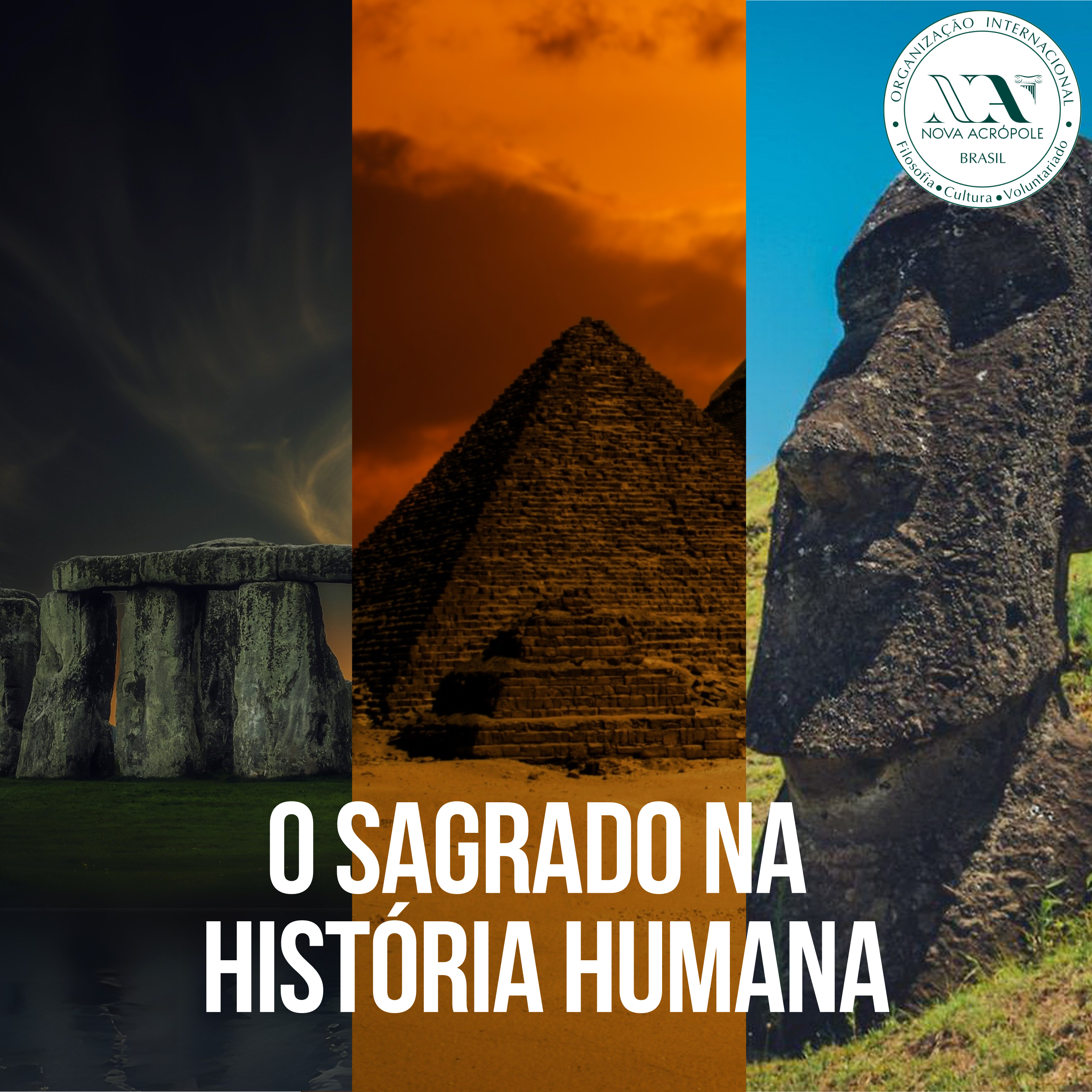 Logomarca do O Sagrado na História Humana
