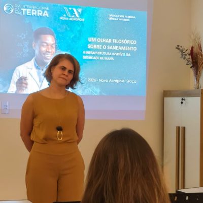 Dia da Mãe Terra - Nova Acrópole Graça promove palestra sobre saneamento e dignidade humana