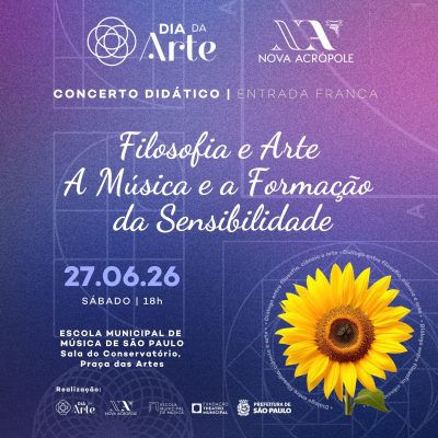 Dia da Arte - A música e a formação da sensibilidade